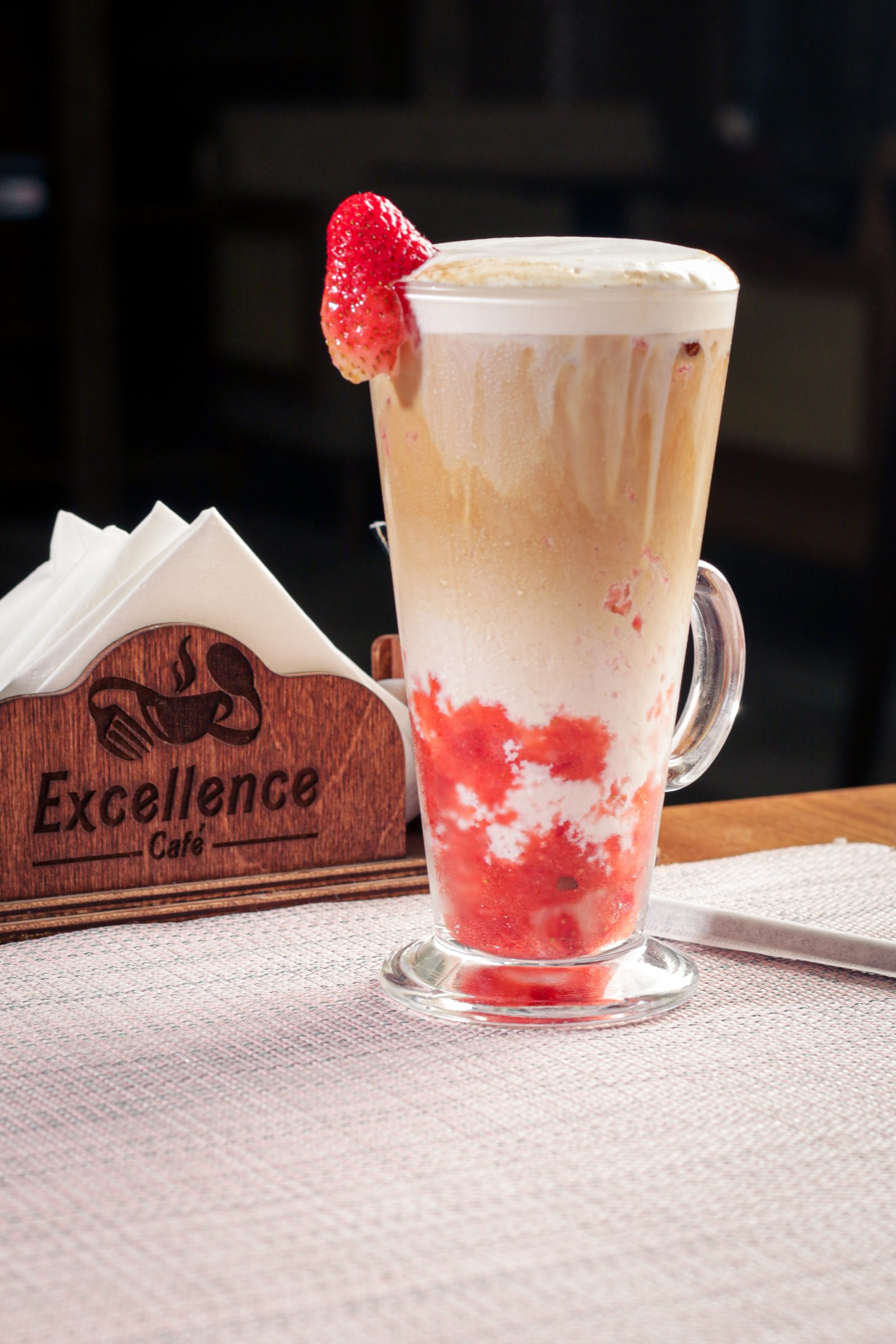 Strawberry frappe