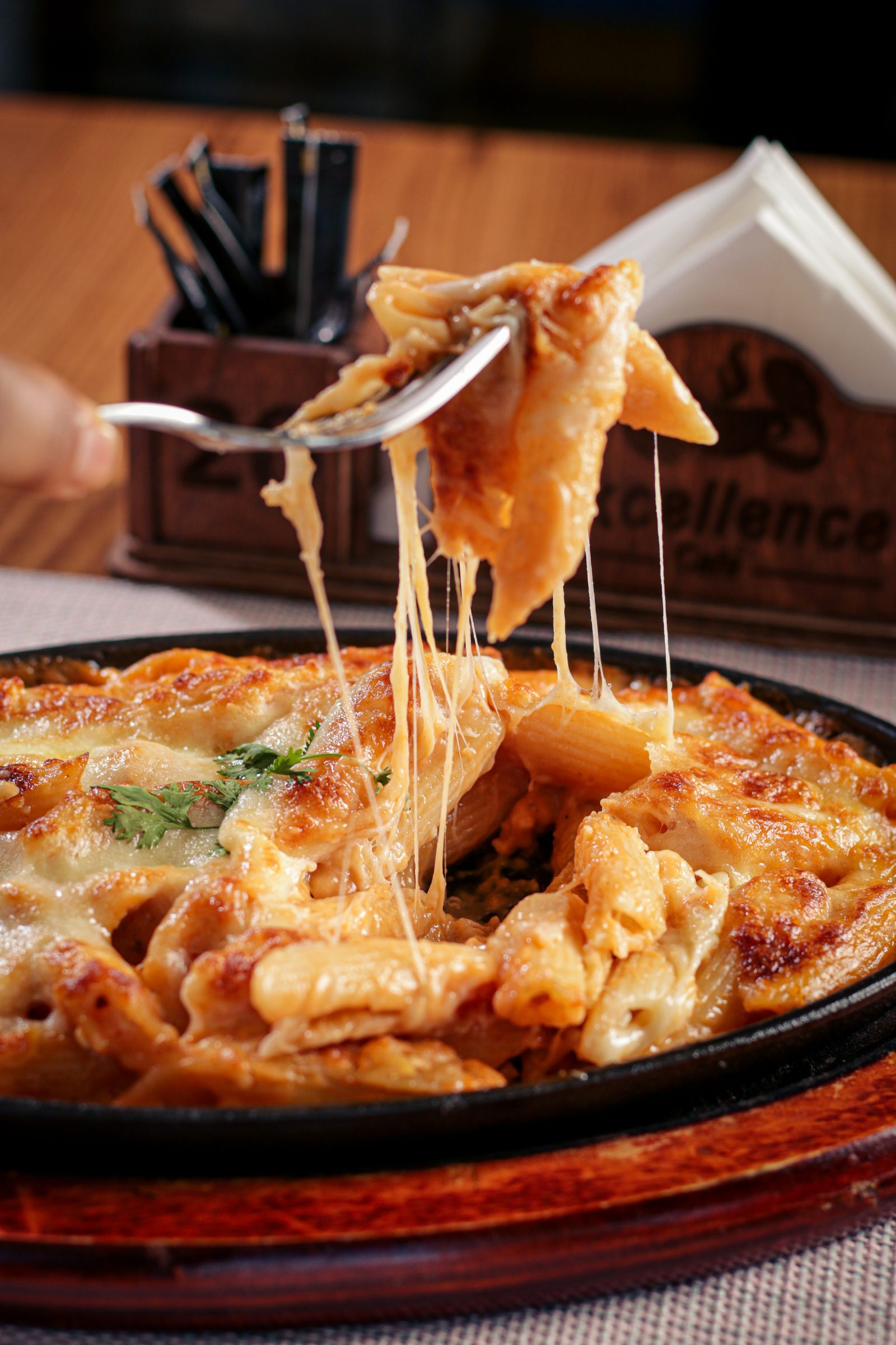 Baked cheese pasta