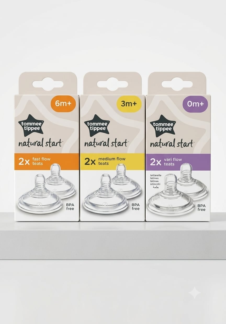 Baby Bottle Teats (2-Pack)